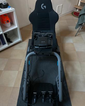 Postazione logitech Trophy + G29