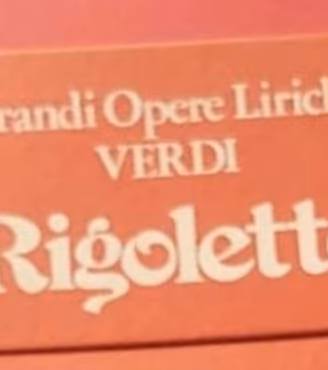 COFANETTO CON DISCHI IN VINILE VERDI IL RIGOLETTO