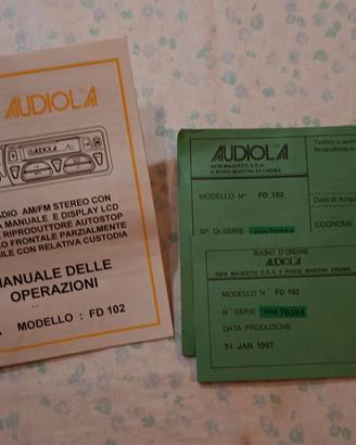 Autoradio Audiola
