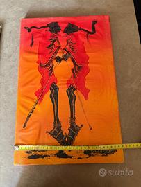Quadro su tela tribù africana MasaI