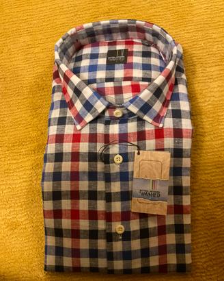 Camicia Bottega Artigiana Washed quadri multicolor