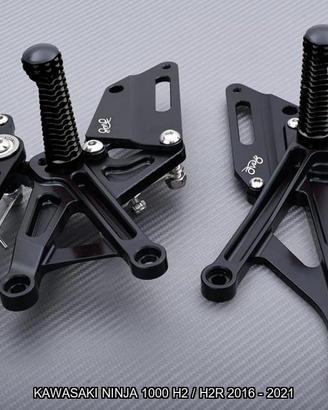 Pedane arretrate KAWASAKI H2 / H2R 1000 2016 2021