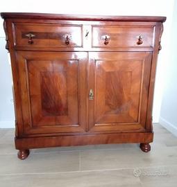 Credenza Louis Philippe in noce.