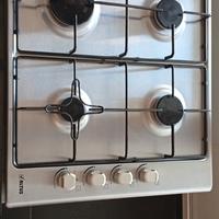 piastra a quattro fuochi a gas 