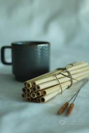 HOA - Cannucce in bambù ecosostenibili