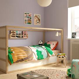 Letto reversibile Ikea Kura + materasso
