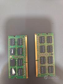 Coppia RAM DDR3 Notebook Samsung 4GB (2x2GB)