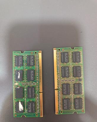 Coppia RAM DDR3 Notebook Samsung 4GB (2x2GB)