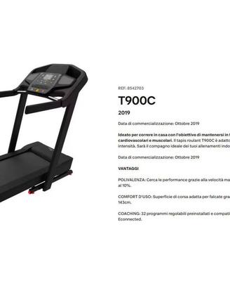 Tapis Roulant T900C