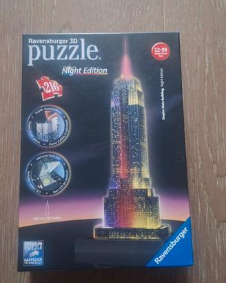 Puzzle 3D Ravensburger Empire State Building Night
