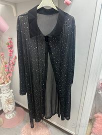 Camicia lunga trasparente