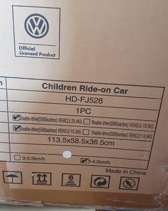 macchina elettrica vw golf gti