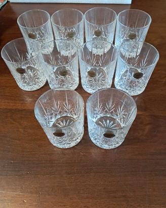 10 Bicchieri Cristallo 24% PbO CALP Kensington