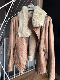 Giacca invernale in pelle S