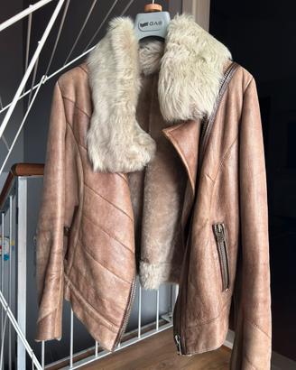 Giacca invernale in pelle S