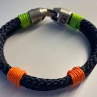 Bracciale in corda L4K3 - chiusura in argento