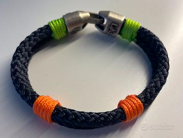 Bracciale in corda L4K3 - chiusura in argento
