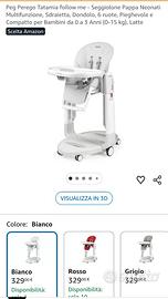 Peg Perego Tatamia follow me - Seggiolone Pappa Ne