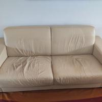 Divano 3 posti poltronesofà pelle panna