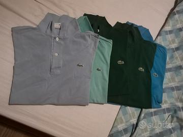 MAGLIETTE MEZZA MANICA LACOSTE USATE A 65€