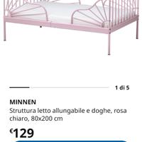 letto minnen allungabile