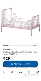 letto minnen allungabile
