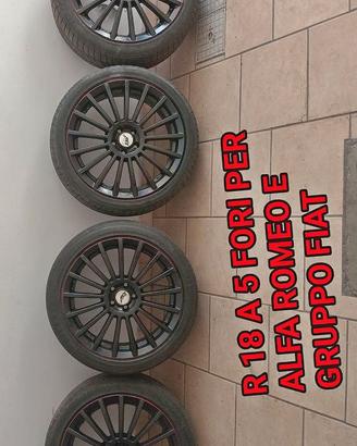 CERCHI IN LEGA R18 + R17  (LEGGI BENE)