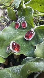 VENDUTO! Set Gioielli Rubino