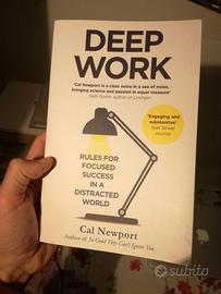 Deep Work Cal Newport in inglese
