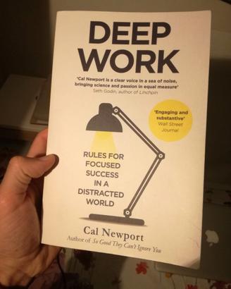 Deep Work Cal Newport in inglese