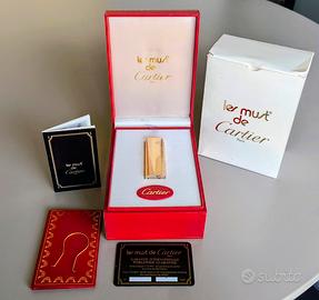 Accendino Cartier Les Must oro 18K New  Old Stock