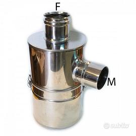 ABBATTITORE d80mm DI FULIGGINE PER STUFA A PELLET