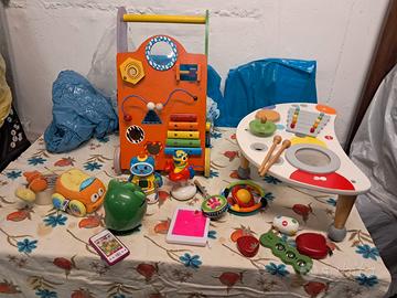 Giochi vari musicali in legno