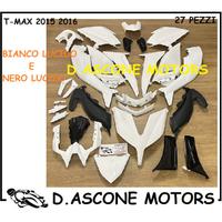 KIT CARENE BIANCO LUCIDO TMAX 530 2015 2016 27 PZ