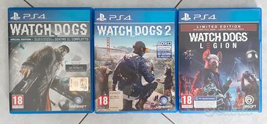 watch dogs 1-2-3 PS4