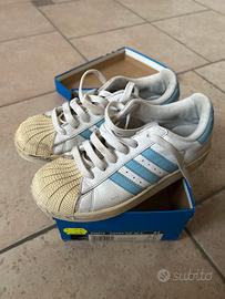 Adidas bianco e azzurro N 35