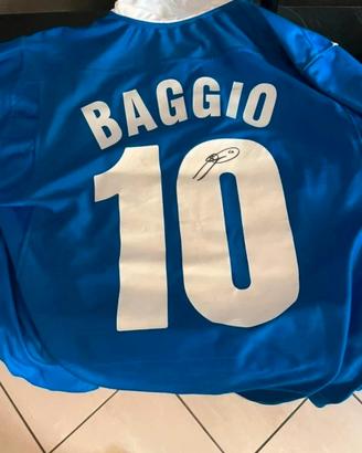 Maglia Baggio Brescia 2003-2004 autografata - RARA