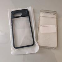 Cover Pixel 8 Trasparente e Nero trasparente