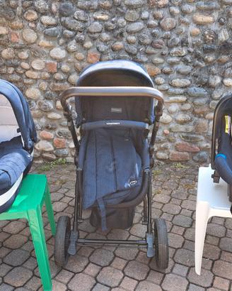 Trio Foppapedretti Iwood completo + isofix