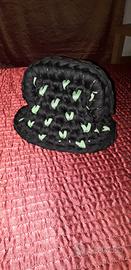 Cluntchbag fatta a mano in fettuccia