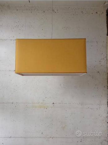 Lampada a sospensione parallelepipedo in tessuto