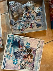 puzzle frozen e winx