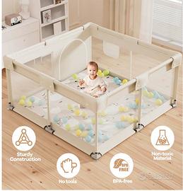 Box bambini con materassino
