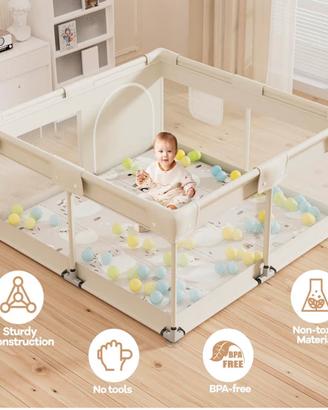 Box bambini con materassino