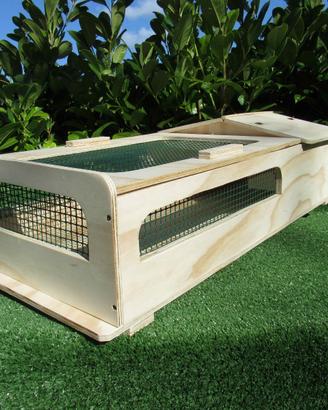 Terrario per tartarughe 80x40x20 Lati con Rete