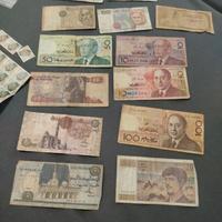 banconote e francobolli 