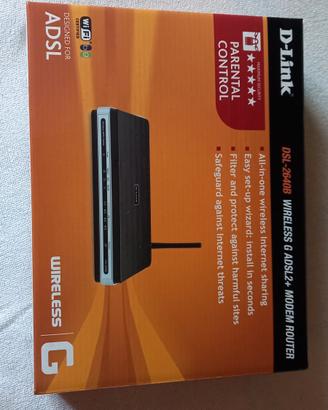 modem router D-Link DSL-2640B Wireless G ADSL2+