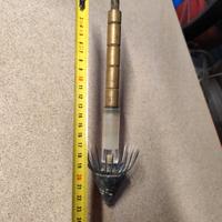 Totanara di ottone con corona in acciaio inox