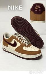 Nike Air Force 1 Low - Marrone Panna Taglia 41 US8