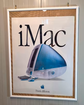 ✅ Poster Apple iMac G3 "Think Different" Originale